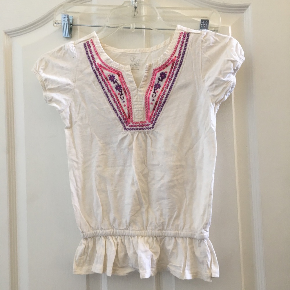 Girls place peasant blouse medium 7/8